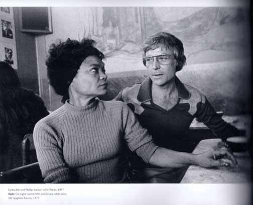 Eartha Kitt & Peter Sinclair 1977 Cafe Trieste